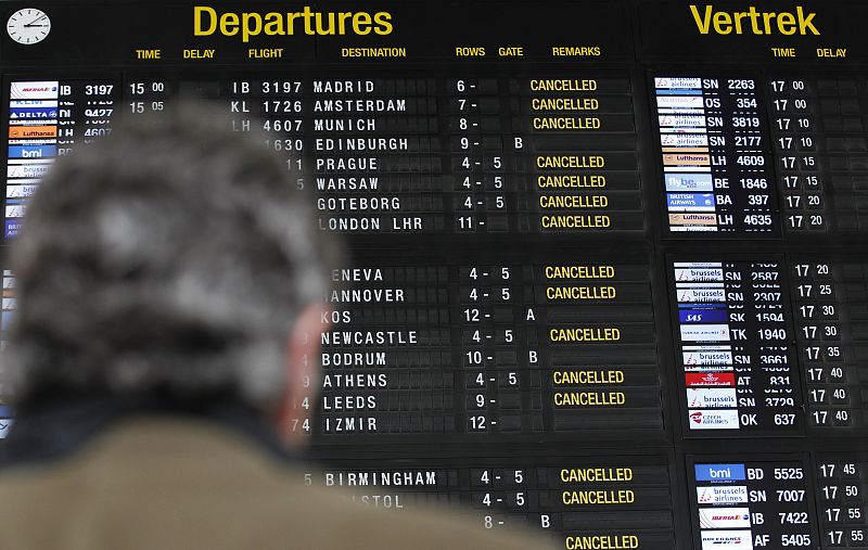 Una huelga "espontánea" de controladores paraliza el tráfico aéreo en Bélgica