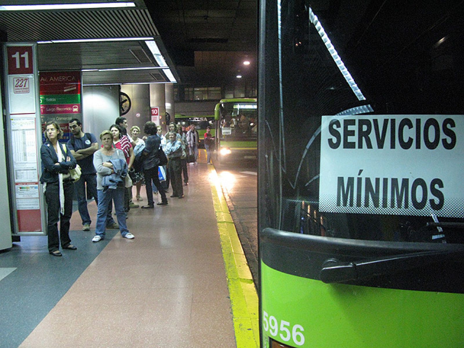 Regreso a casa tras la huelga general