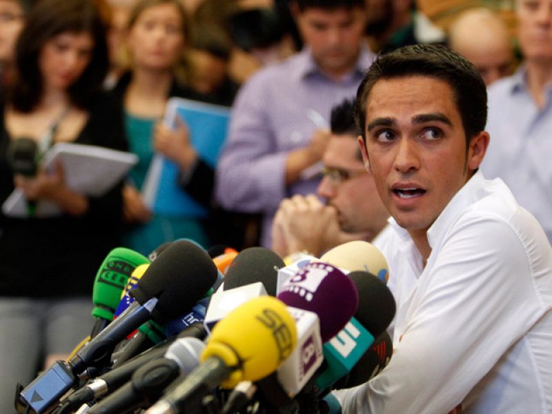 Alberto Contador: "Yo soy la víctima, ha sido una contaminación alimenticia"