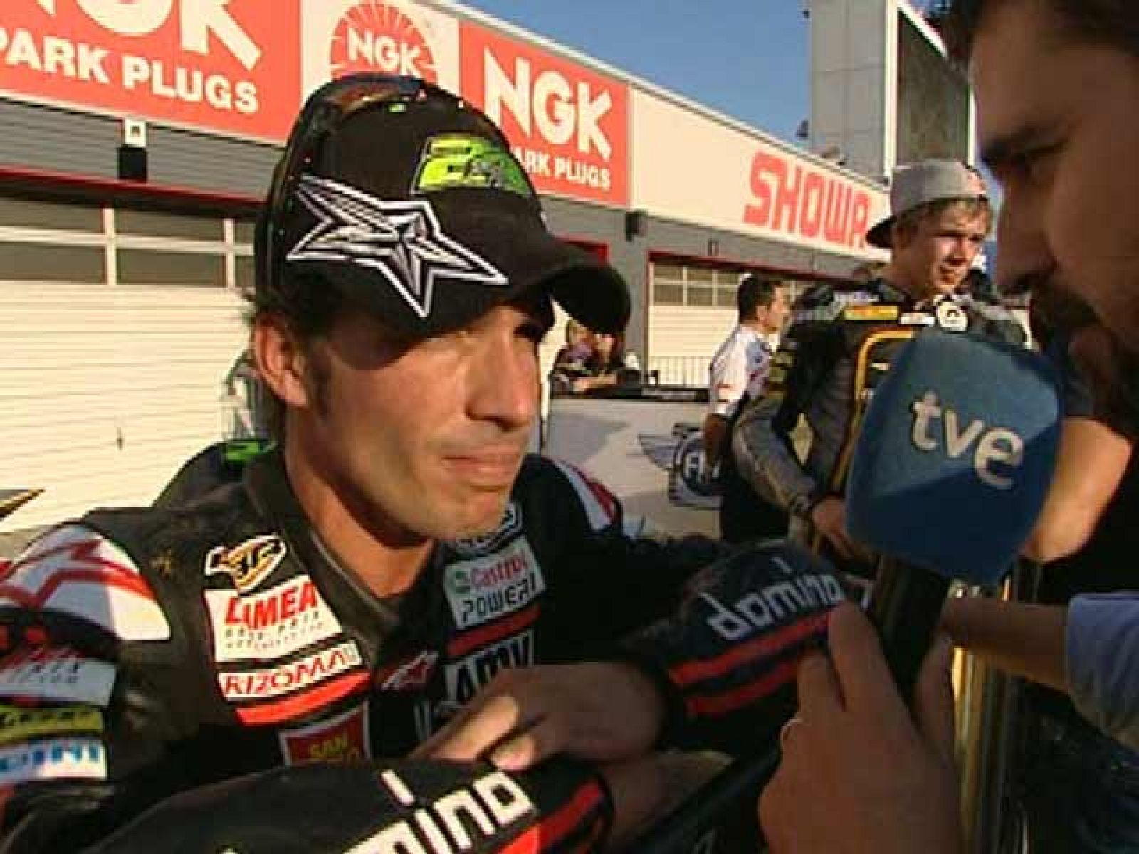 El actual líder de Moto2, Toni Elías, cerrará la primera línea de la parrilla de salida.