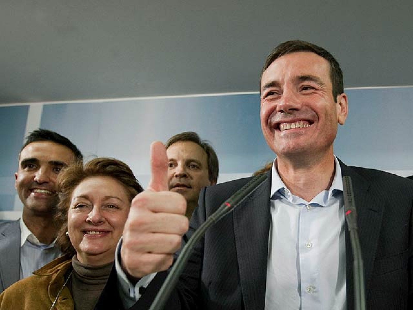 La gran noche de Tomás Gómez, candidato del PSOE a la Comunidad de Madrid