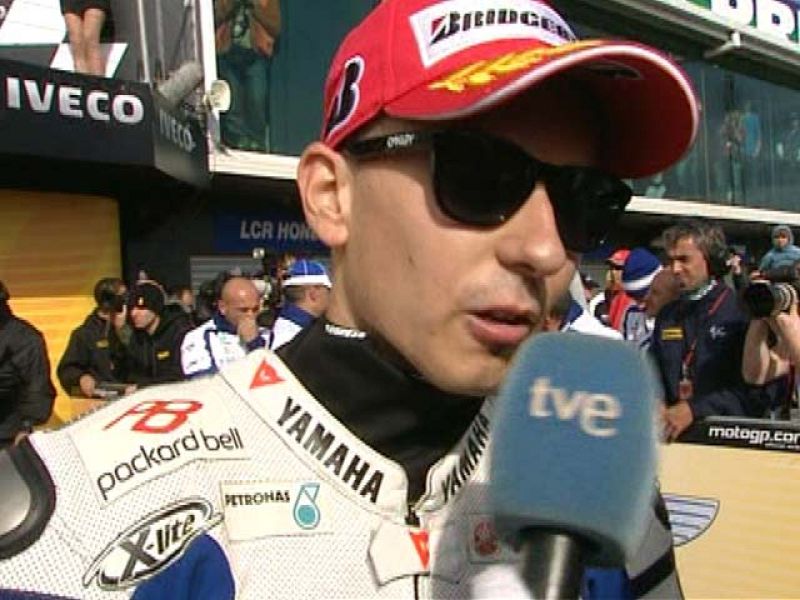 Jorge Lorenzo: "Stoner se merece la victoria al cien por cien"