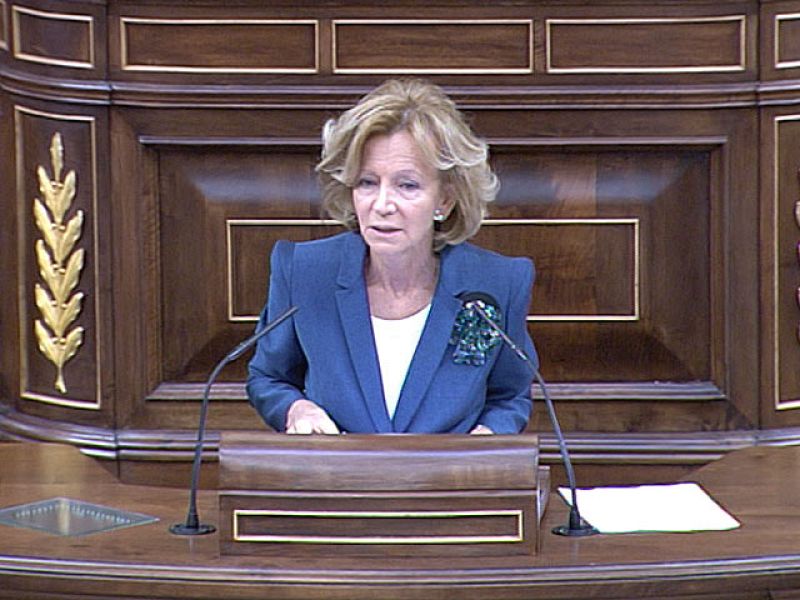 Salgado defiende unos presupuestos "realistas", pero no descarta nuevos ajustes contra el déficit