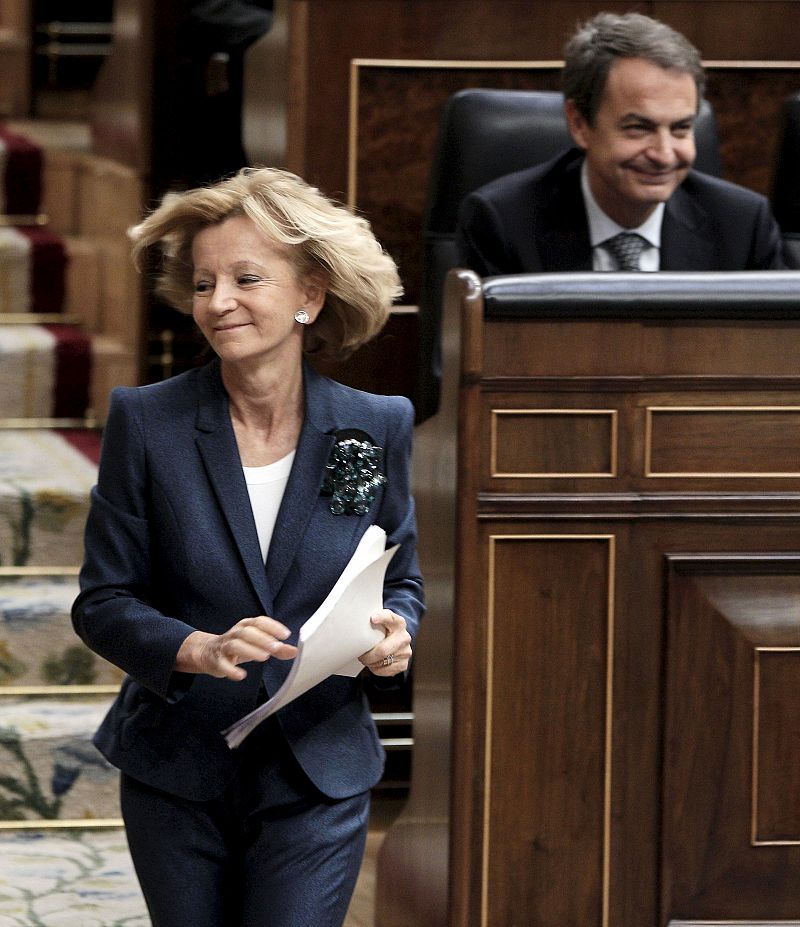 Elena Salgado, la única ministra que continúa junto a Zapatero en el Gobierno desde 2004