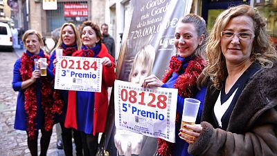 Quintos premios de la Lotería de Navidad Quintos premios de la Lotería de Navidad