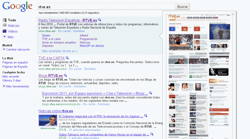 Google lanza la vista previa de los resultados