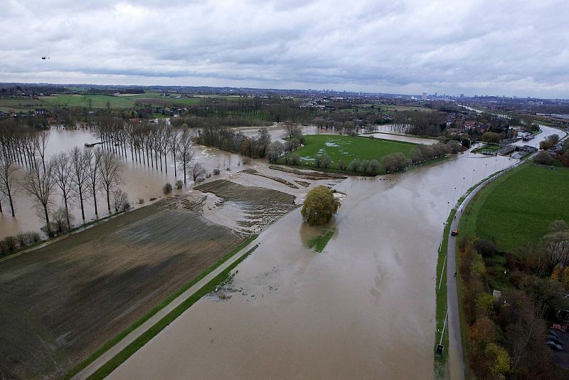 Tres muertos y un desaparecido por las inundaciones en Bélgica