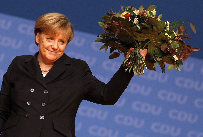 La CDU reelige a Merkel con un apoyo del 90%, el más bajo desde hace seis años