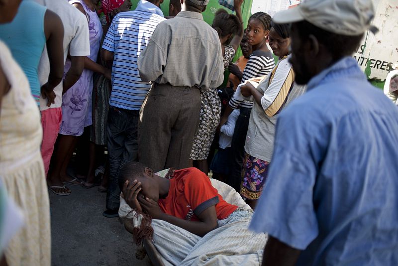 El cólera enfrenta a tiros a los cascos azules con la población de Haití