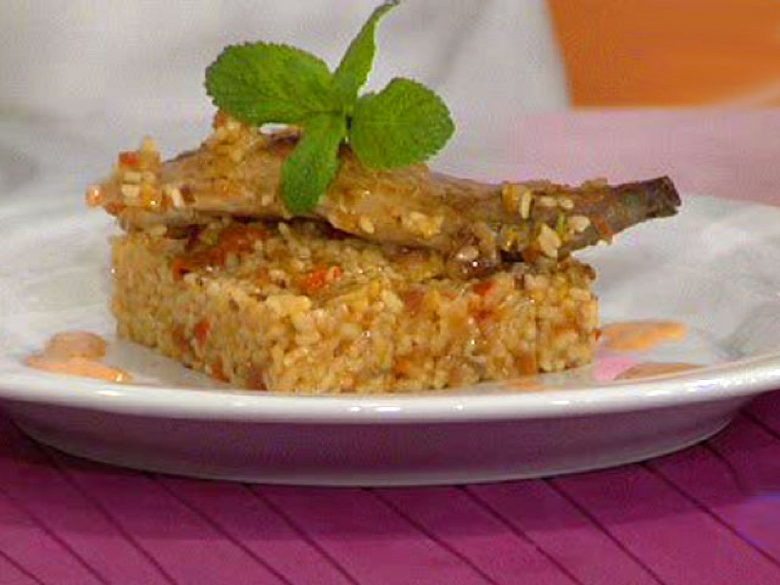 Saber cocinar - Arroz con conejo y salsa de piquillos - RTVE Cocina | Ver