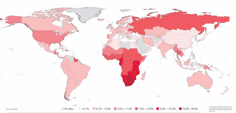 El sida se estabiliza, pero 10 millones de personas infectadas no reciben tratamiento
