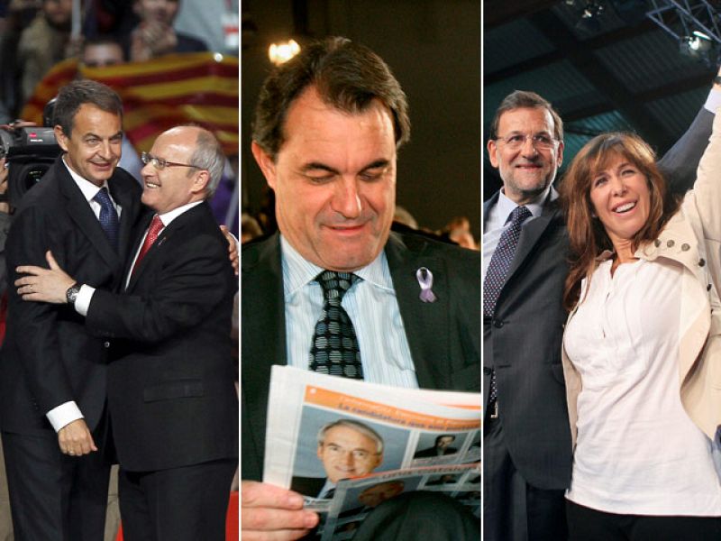 Zapatero no perdona al PP que "mine" la confianza en España, y González les acusa de "poner palos"
