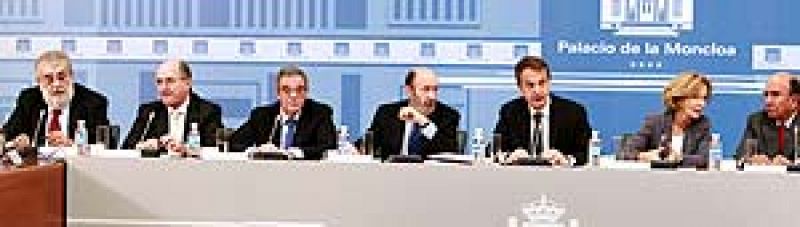 Zapatero se reúne con los principales empresarios españoles