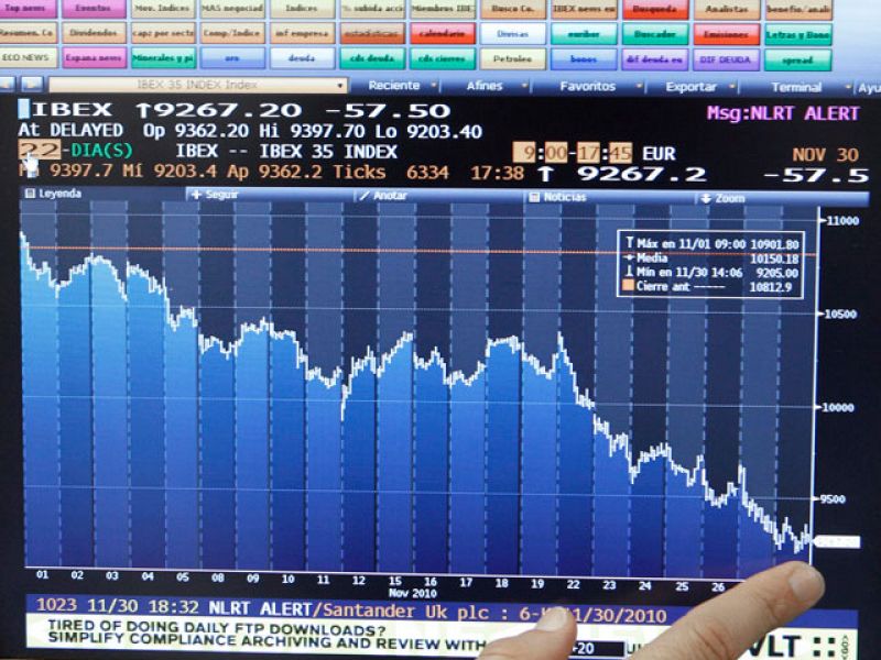 La desconfianza en la deuda española alcanza un nuevo récord y el euro se resiente