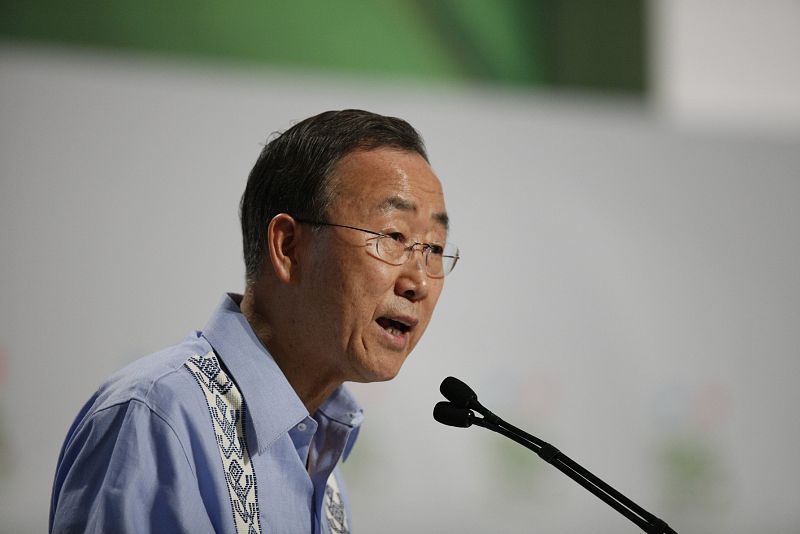 Ban Ki-moon pide más esfuerzos en la recta final de la cumbre climática de Cancún