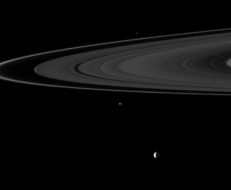 Así se formaron los anillos de Saturno