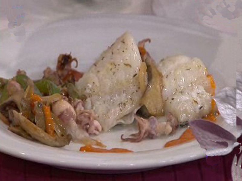 Bacalao en tomate con chopitos encebollados (15/12/10)