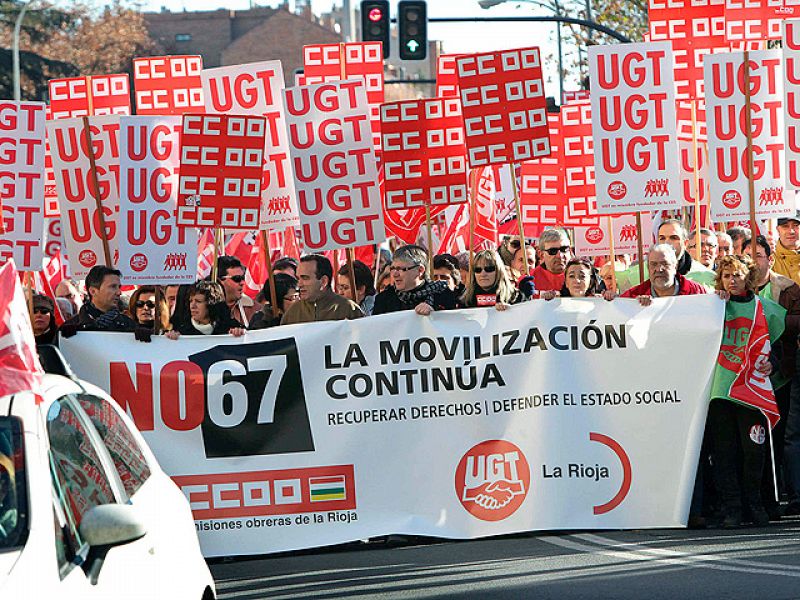 Los sindicatos avisan de una nueva huelga general si el Gobierno retrasa la edad de jubilación