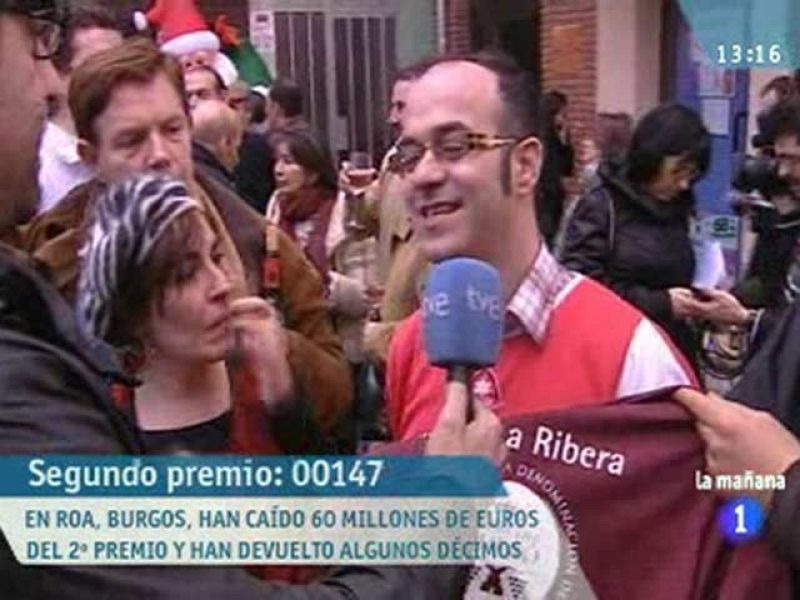"Yo no me he quedado con nada del Gordo, pero tengo la ilusión de haberlo repartido"