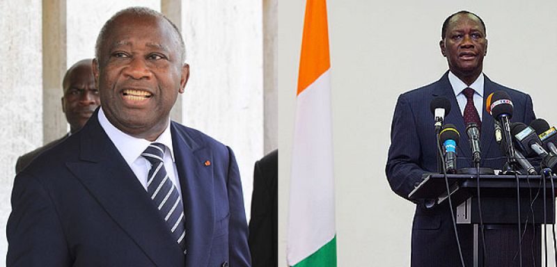 Gbagbo y Ouattara, dos hombres para un cargo en Costa de Marfil