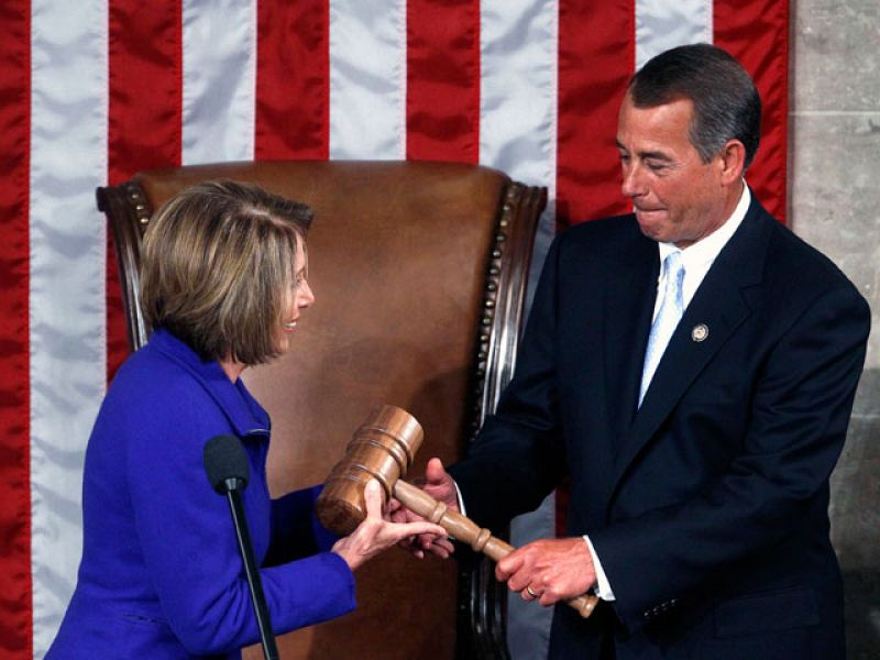 El republicano Boehner anuncia "decisiones difíciles" tras ser elegido presidente de la Cámara