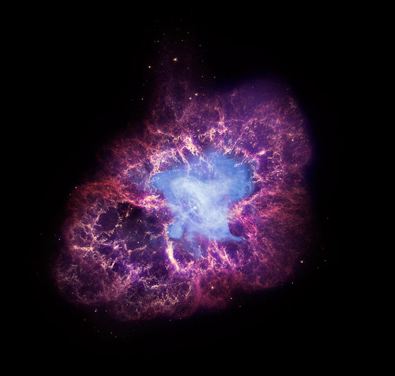 La nebulosa del Cangrejo, más potente que el LHC