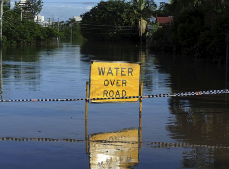 Las ciudades inundadas de Australia presentan un aspecto de "posguerra"