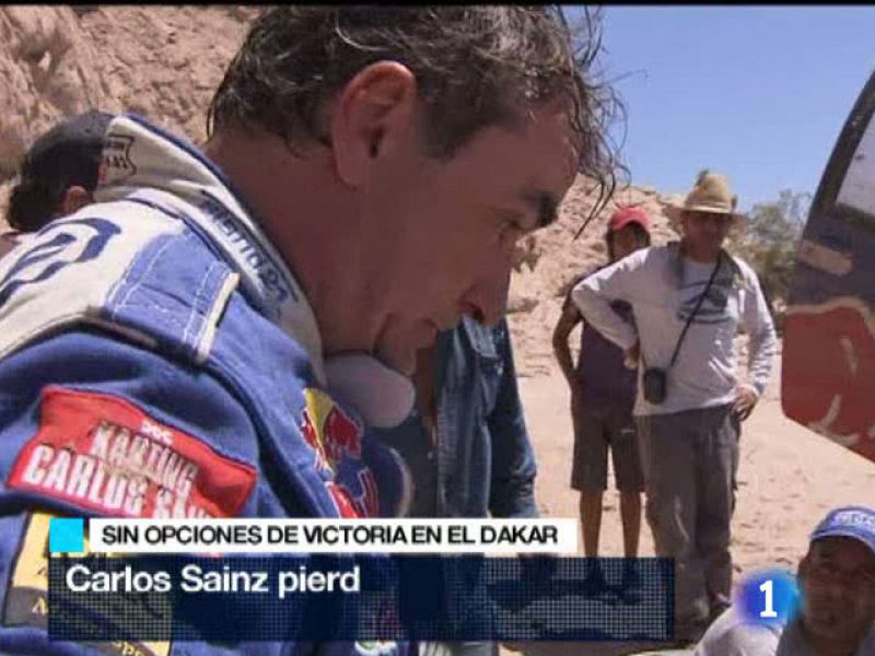 El qatarí Al Attiyah a un paso del título tras la avería de Sainz