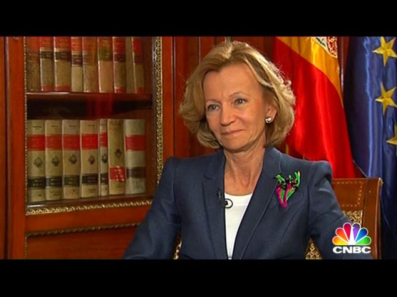 La ministra de Economía defiende ante Wall Street que España no necesita un rescate