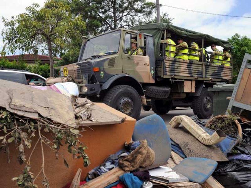 Las riadas en Australia se extienden al sureste del país