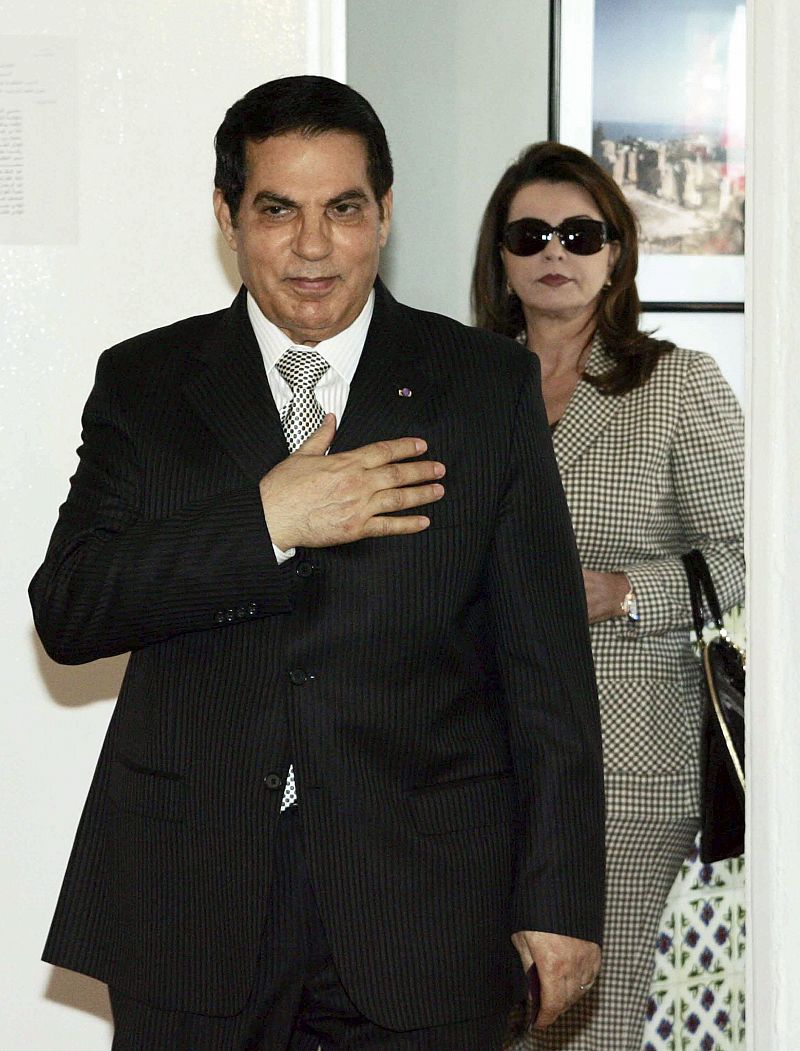 1,5 toneladas de oro, la fortuna con la que la familia de Ben Ali ha abandonado Túnez