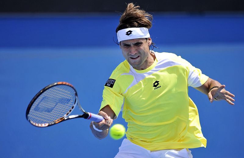 David Ferrer tumba a Nieminen en Australia