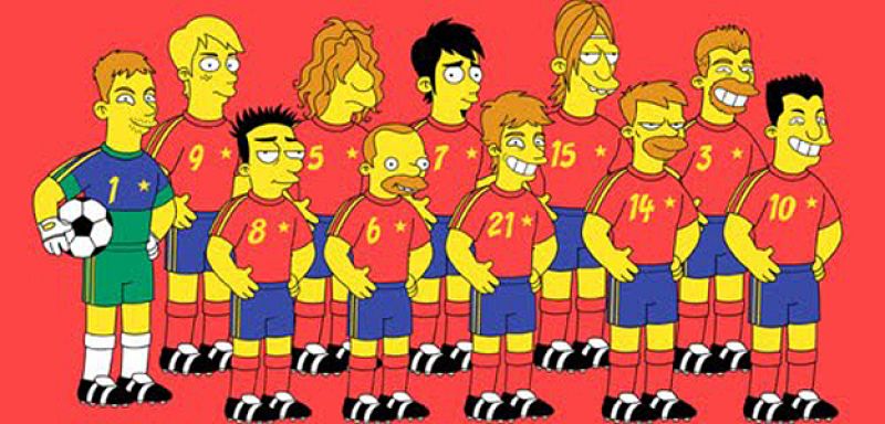 La selección española se muda a Springfield