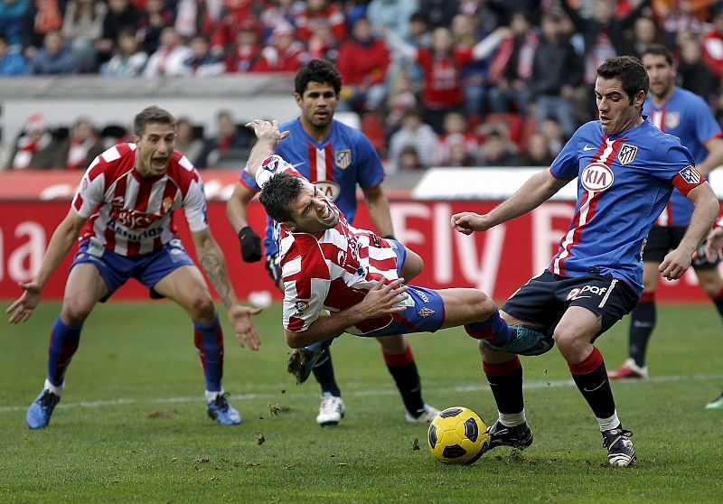 El Sporting deja helado al Atlético de Madrid