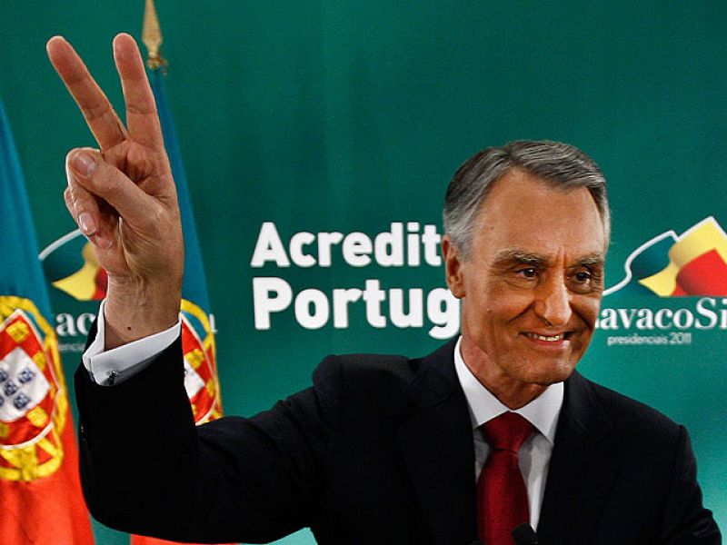 El conservador Cavaco Silva, reelegido presidente de Portugal en la primera vuelta