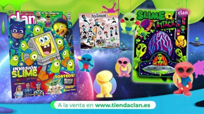 ¡Invasión de slime alienígena en la nueva revista Clan!