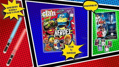 ¡Superhéroes en acción en tu revista Clan!