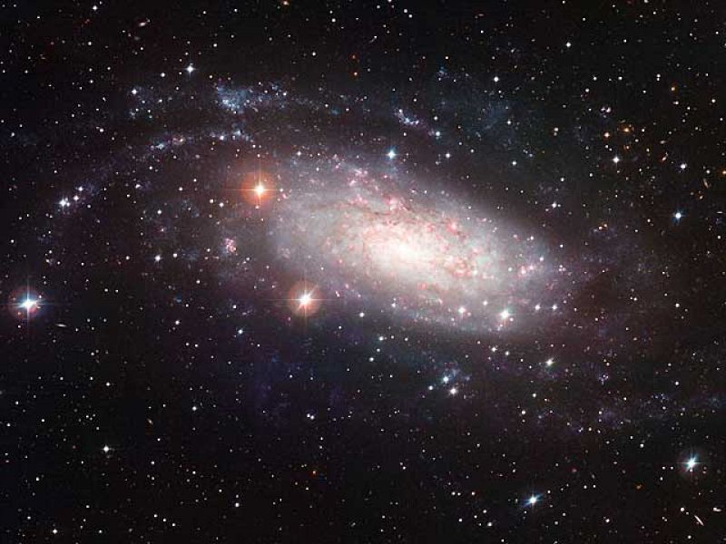 Una galaxia plana sin un abultado 'corazón'