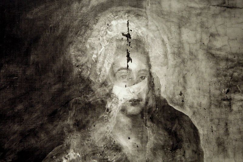 Descubierta la figura de una mujer bajo un retrato de Jovellanos pintado por Goya