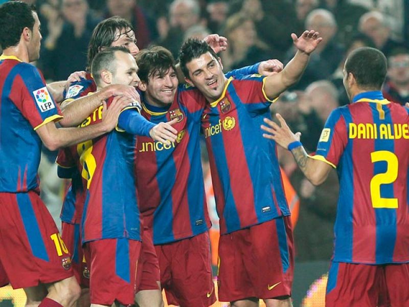 Messi, la cara de un Barça de récord