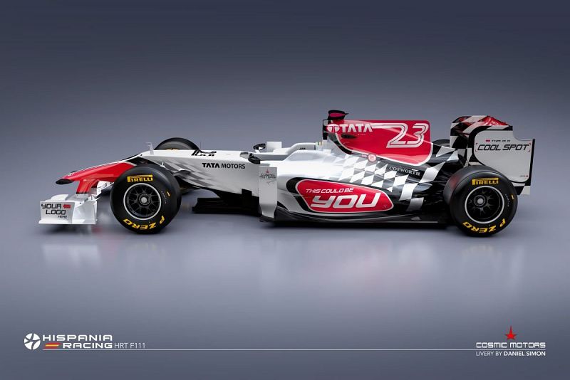 El Hispania muestra su F111 para el mundial de Fórmula Uno