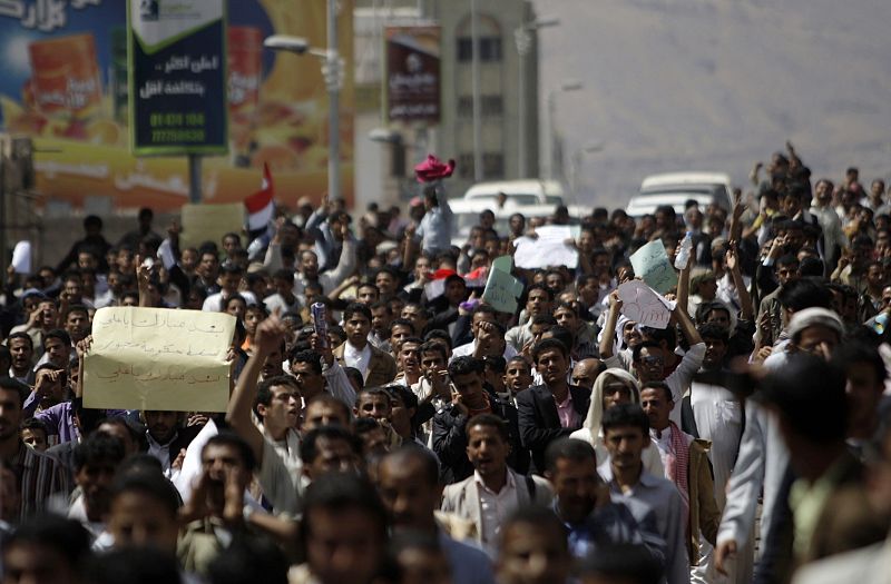 Yemen vuelve a vivir una jornada de protestas contra su presidente, Ali Abdalá Saleh