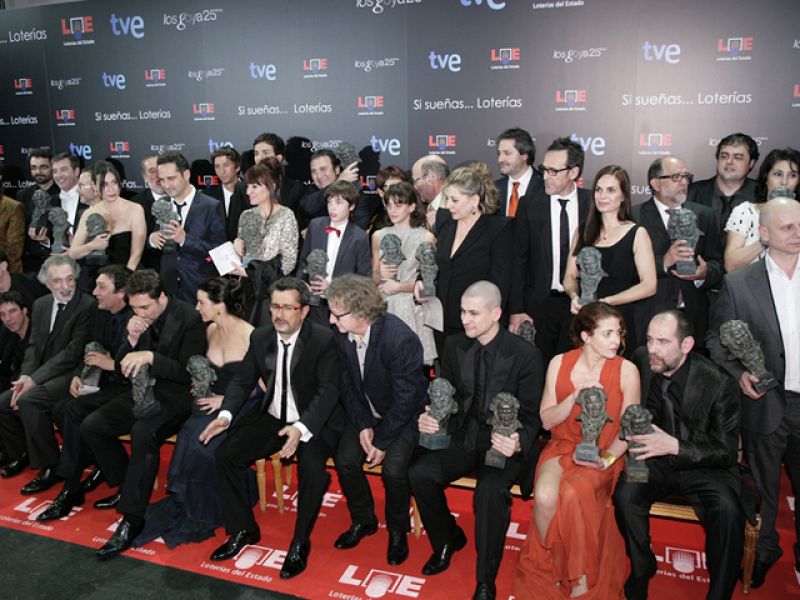 La película 'Pa negre', participada por TVE, la gran triunfadora de los Goya 2011 con 9 galardones