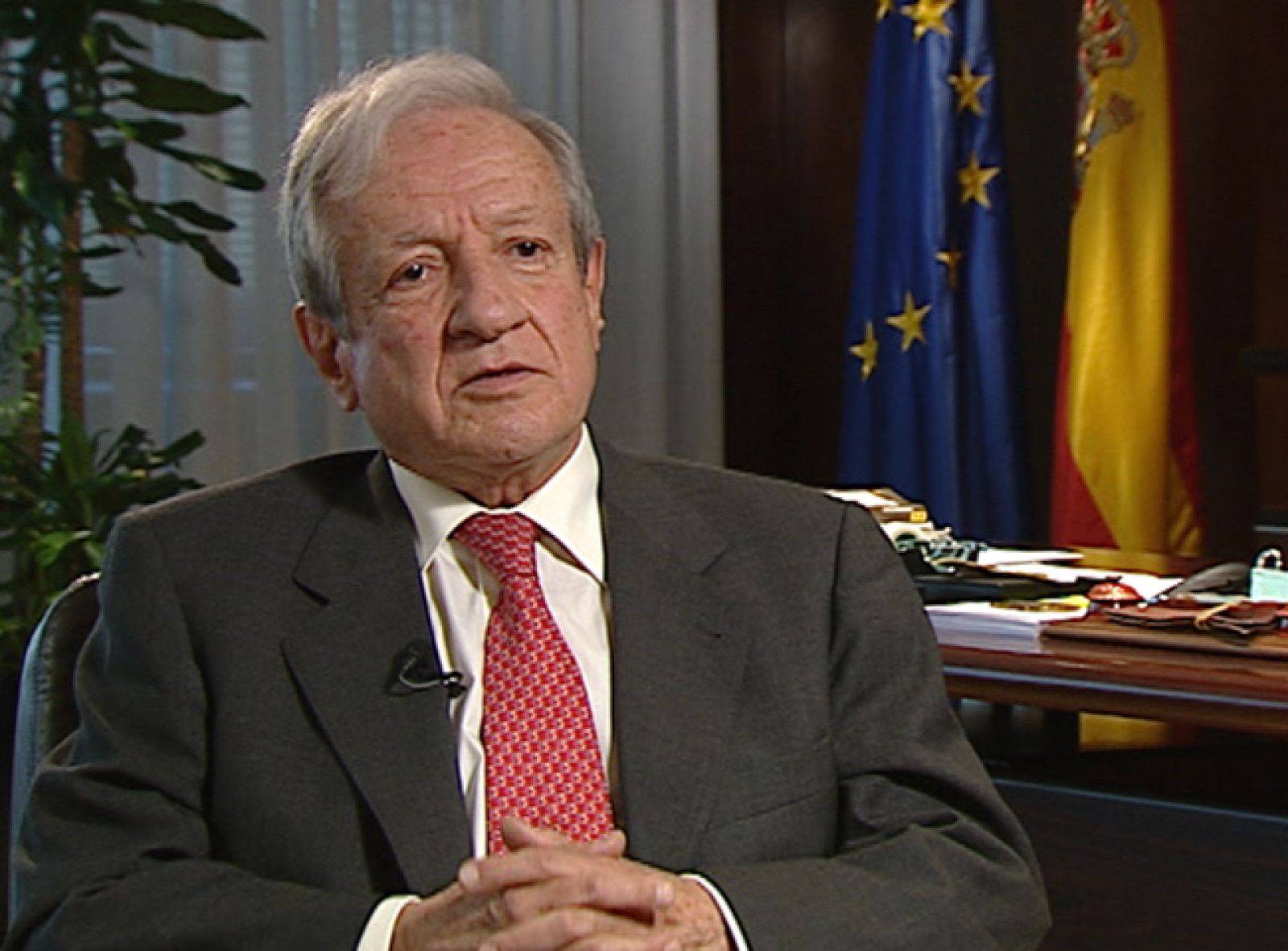 Primera entrevista que concede a una televisión el presidente del Tribunal Constitucional