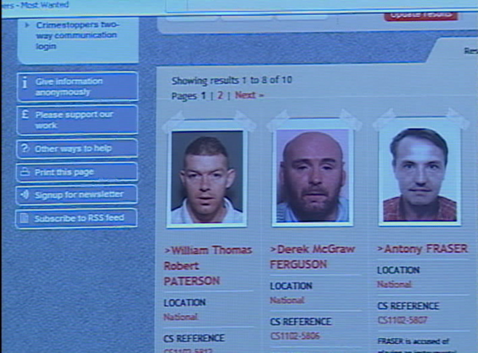 Crimestoppers publica la lista de los criminales británicos más buscados