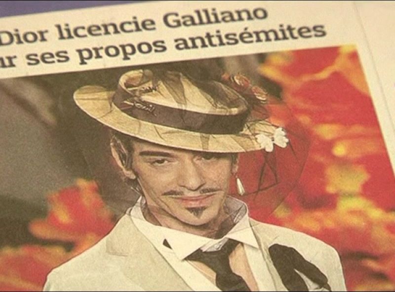 Dior despide a Galliano tras difundirse el vídeo en el que ensalzaba a Hitler