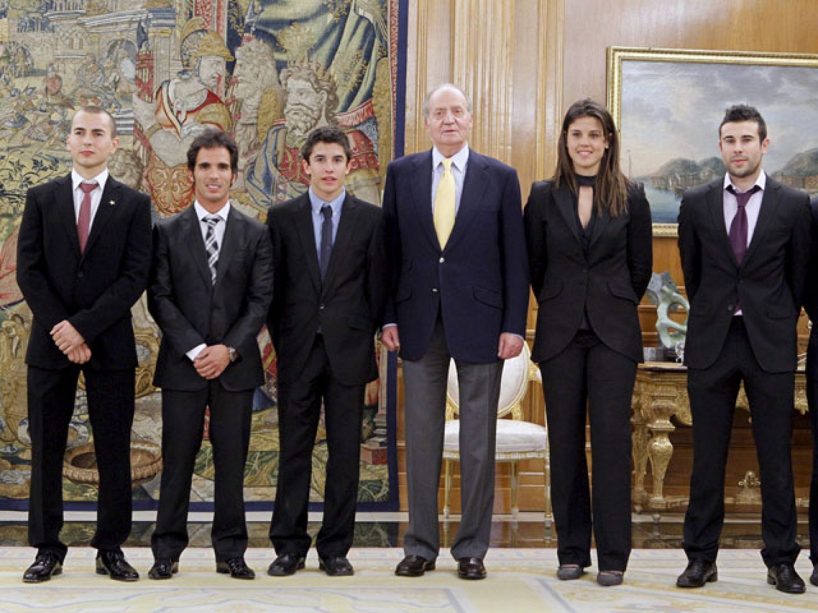 El Rey recibe a los reyes de las motos | Ver