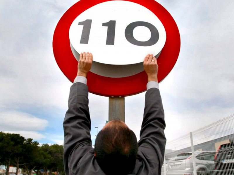 La limitación de la velocidad a 110 km/h estará en vigor hasta junio, aunque se podrá prorrogar