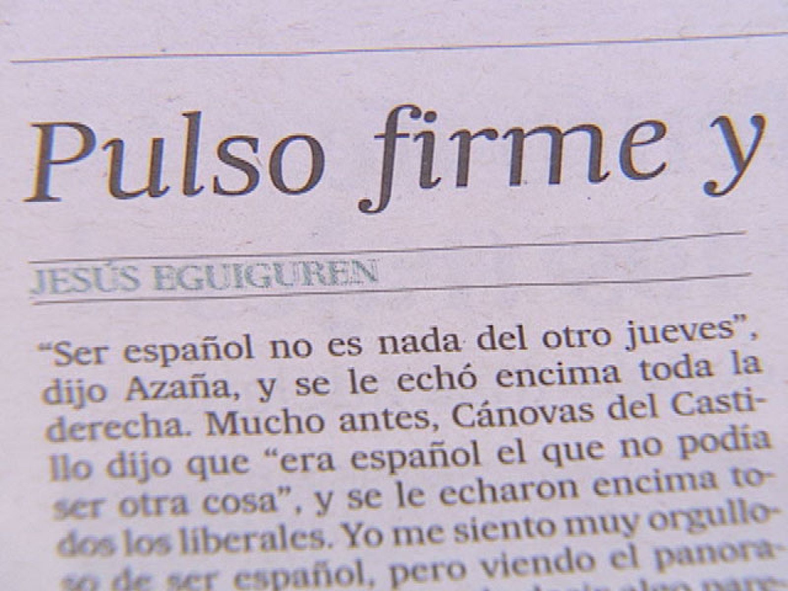 Jesús Eguiguren habla de falta de Valentía de Zapatero frente SORTU