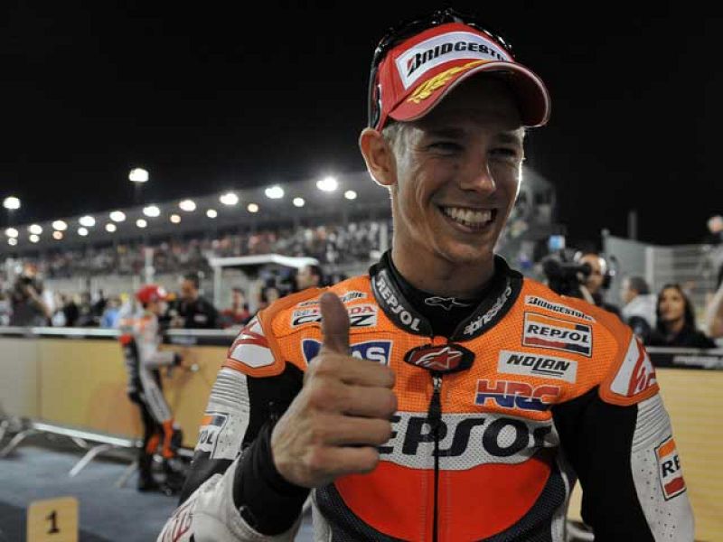 Casey Stoner suma y sigue en el GP de Catar